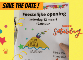 Feestelijke opening nieuwe kinderboekwinkel Mijn Eiland in Strijen