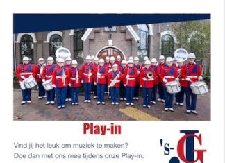 Play-in Showkorps Juliana op zaterdag 26 maart
