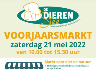 Zaterdag 21 mei Voorjaarsmarkt bij de Dierenstee