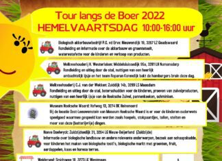 Het mag weer! Hemelvaartsdag 26 mei: Tour langs de boer!