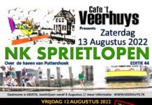NK Sprietlopen bij Cafe ’t Veerhuys op zaterdag 13 augustus