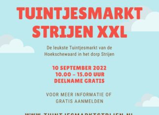 Tuintjesmarkt Strijen XXL op zaterdag 10 september