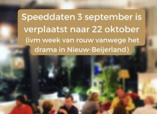 Speeddaten dit weekend in Oud-Beijerland afgelast