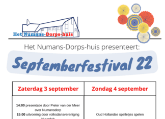 Eerste Septemberfestival in het Numans-Dorps-huis