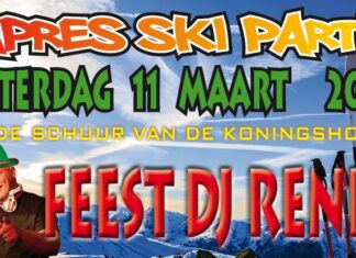 Apres Skiparty met Rene van Dalen in de schuur de Koningshoeve