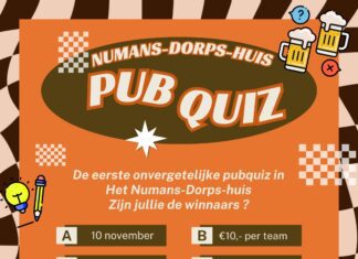 Pubquiz in Numansdorp op vrijdag 10 november