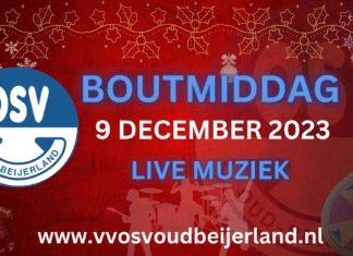 Zaterdag 9 december: Boutmiddag bij OSV Oud-Beijerland