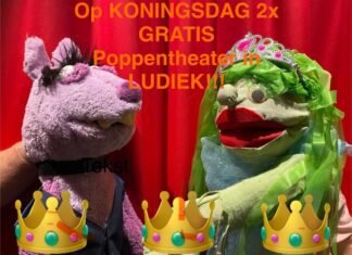 Vier Koningsdag in Strijen in poppentheater Ludiek