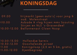 Programma Koningsdag 2024 Strijen