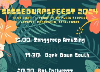Zaterdag 13 juli: Sassedurpsfeest