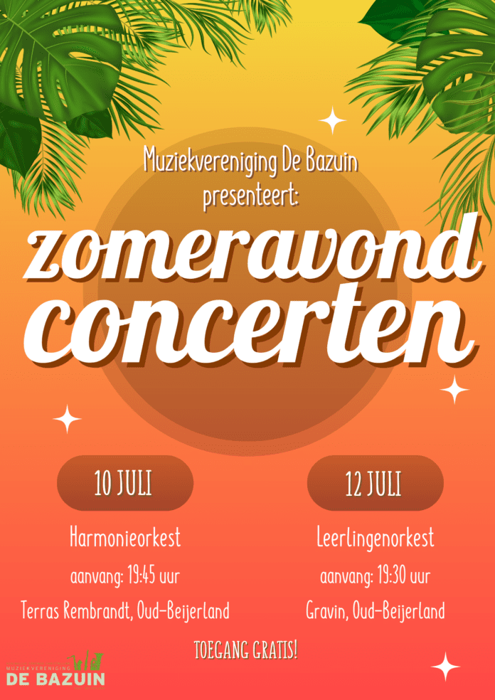 Zomeravondconcert De Bazuin