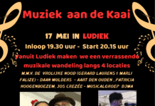 Muziek aan de Kaai: Zaterdagavond 17 mei – Vestzaktheater Ludiek, Strijen